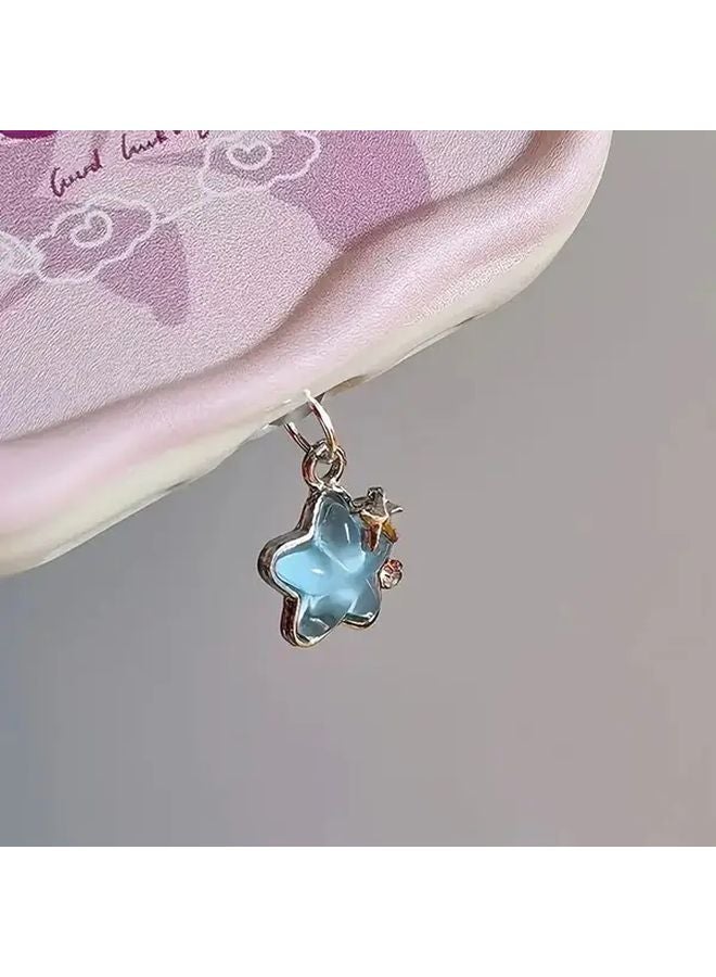 2pcs Diamond Star Phone Dust Plug For Android Type C Charging Port Accessory - Image 5